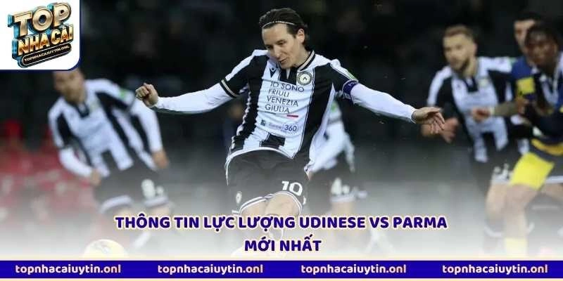 Thông tin lực lượng Udinese vs Parma mới nhất